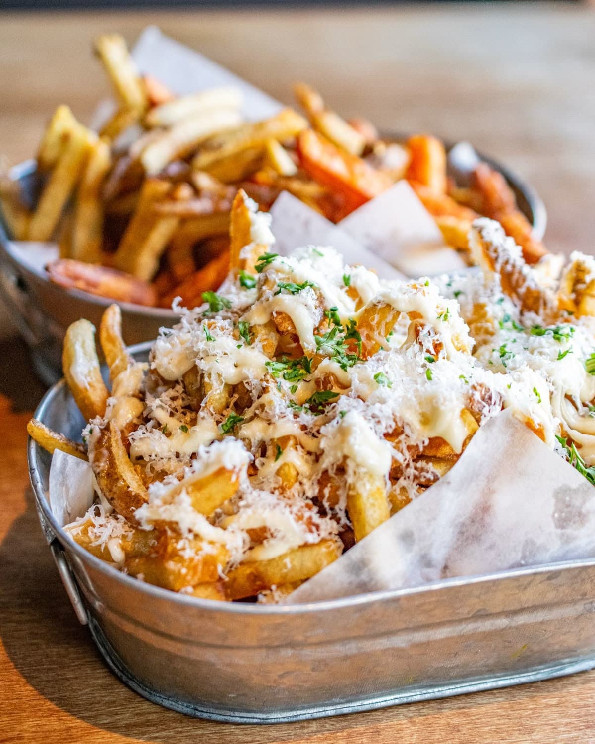 Loaded truffle fries