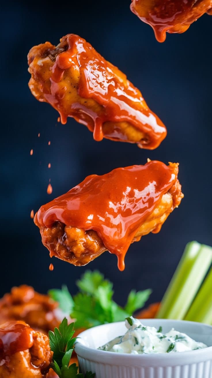 Buffalo wings with ranch